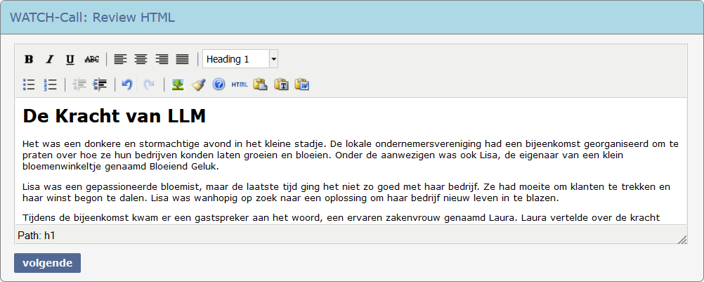 WATCH Call html review